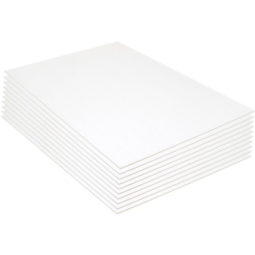 Pacon Foam Board - Craft, School Project, Frame, Display, Poster, Exhibition - 20" (508 mm)Width x 30" (762 mm)Length - 10 / Pack - White - Polystyrene