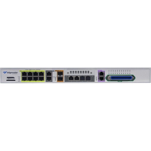 ribbon EdgeMarc 4808 VoIP Gateway - 10 x RJ-45 - 2 x FXO - Gigabit Ethernet - 2 x Expansion Slots - 1U High - Rack-mountable - TAA Compliant