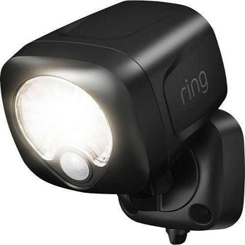 Ring Spot Light - 3.8" Height - 6.4" Width - 40 W LED Bulb - 400 lm Lumens - Wall Mountable - White - for Wall, Outdoor, Home, Shed, Porch