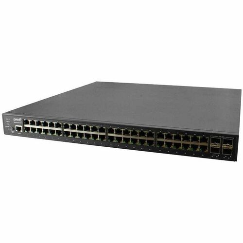 Transition Networks Managed Gigabit Ethernet PoE+ Switch - 48 Ports - Manageable - 3 Layer Supported - Modular - Optical Fiber, Twisted Pair - Rack-mountable - Lifetime Limited Warranty