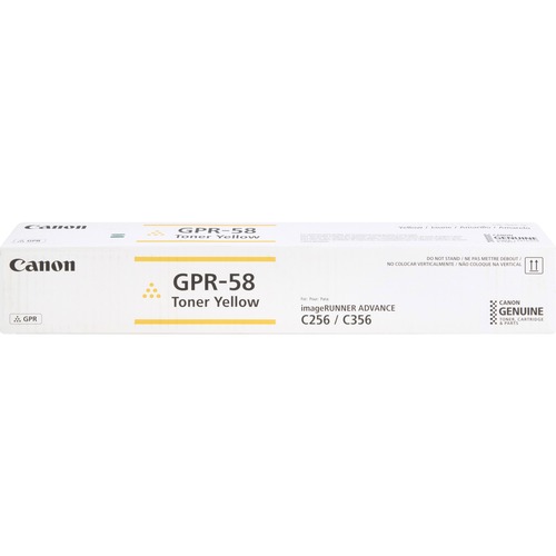 Canon GPR-58 Original Laser Toner Cartridge - Yellow - 1 Each - 18000 Pages