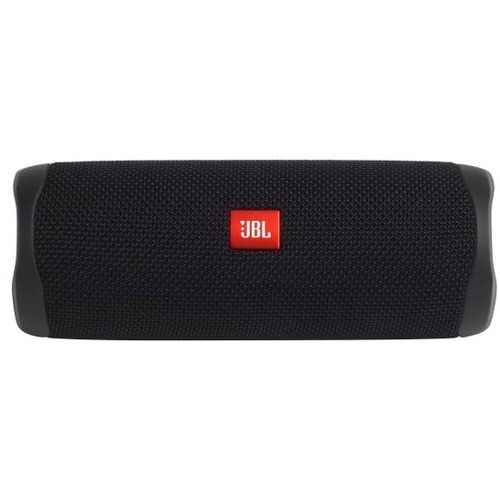 JBL Flip 5 Portable Bluetooth Speaker System - 20 W RMS - Black - 65 Hz to 20 kHz - Battery Rechargeable - 1