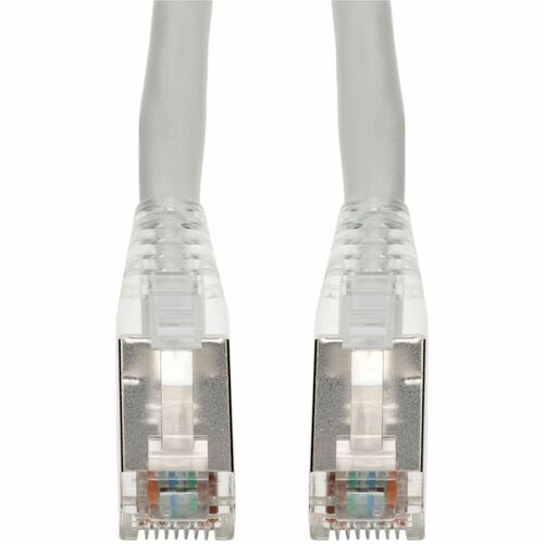 AddOn 14ft RJ-45 (Male) to RJ-45 (Male) White Cat6 Straight STP PVC Copper Patch Cable - 14 ft Category 6 Network Cable for Network Device - First End: 1 x RJ-45 Network - Male - Second End: 1 x RJ-45 Network - Male - Patch Cable - Shielding - 24 AWG - Wh