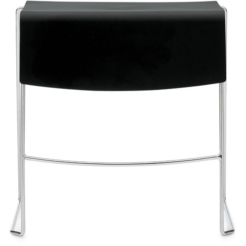 Offices To Go Duet DTS1828P Table - 29" x 28" - Material: Polypropylene Table Top, Polypropylene Modesty Panel, Steel Frame - Finish: Chrome Plated Frame