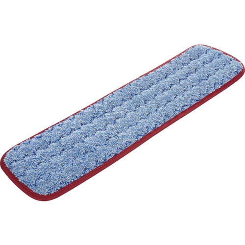 Rubbermaid Commercial HYGEN 18" Microfiber Wet Pad - 18" Width - MicroFiber - 1 Each