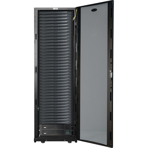 Tripp Lite by Eaton EdgeReady™ Micro Data Center - 38U, 6 kVA UPS, Network Management and Dual PDUs, 208/240V or 230V Assembled/Tested Unit - EdgeReady Micro Data Center 38U 6kVA UPS 2 PDU 42U Rack 208/240V