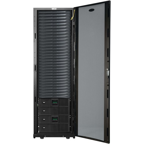 Tripp Lite by Eaton EdgeReady™ Micro Data Center - 30U, (2) 10 kVA UPS Systems (N+N), Network Management and Dual PDUs, 208/240V or 230V Assembled/Tested Unit - EdgeReady Micro Data Center 30U (2) 10kVA UPS (2) PDUs 42U Rack