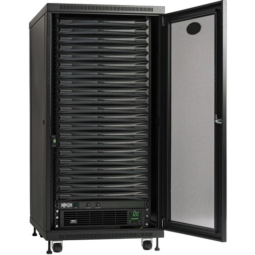 Tripp Lite by Eaton EdgeReady™ Micro Data Center - 21U, 3 kVA UPS, Network Management and PDU, 120V Assembled/Tested Unit - EdgeReady Micro Data Center 21U w/ 3000VA UPS & PDU 24U Rack 120V