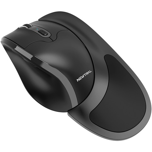 Goldtouch Newtral 3 Mouse Wireless, Large, Black - Wireless - Radio Frequency - 2.40 GHz - Black - 1 Pack - USB - 2400 dpi - Large Hand/Palm Size - Right-handed Only