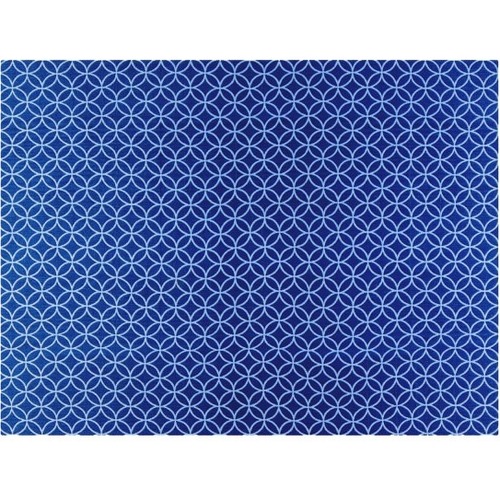 Realspace™ Designer Chair Mat, 36"W x 48"D, Blue - Multipurpose - 48" Length x 36" Width x 0.380" Thickness - Rectangular - Polyester, Polyvinyl Chloride (PVC) - Blue - 1Each