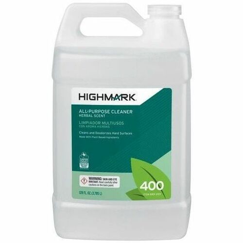 Highmark® All-Purpose Cleaner, Herbal Scent, 128 Oz Bottle - 128 fl oz (4 quart) - Floral Scent Each - Deodorize