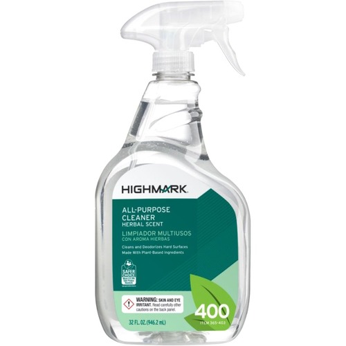 Highmark All-Purpose Cleaner, Herbal Scent, 32 Oz - 32 fl oz (1 quart) - Floral Scent - 1 - Deodorize