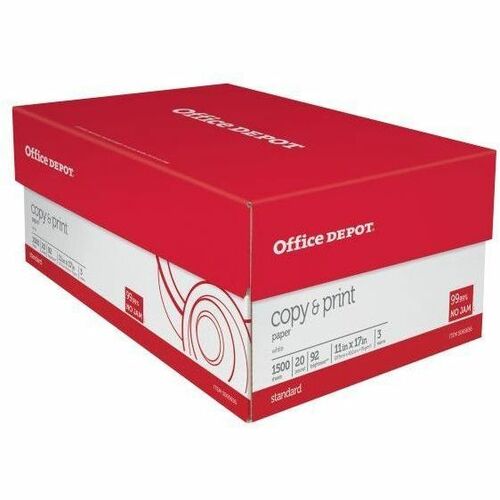 Office Depot; Brand MultiUse Printer & Copier Paper, Ledger Size (11