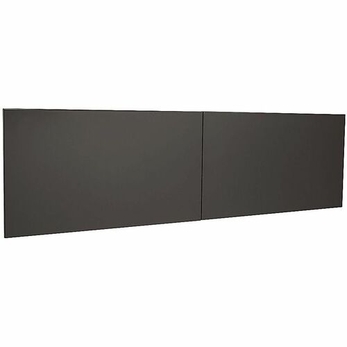 WorkPro® Modular Flipper Door Kit, For 60" Stack On Hutch, Charcoal - 16" Height x 60" Width Back - Material: Steel - Finish: Charcoal - Recyclable - For Office - 1 Each