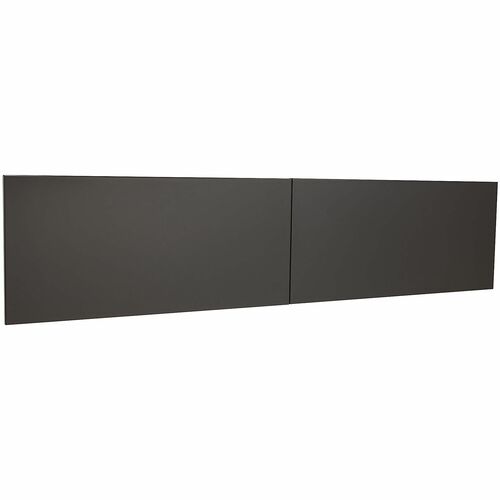 WorkPro® Modular Flipper Door Kit, For 72" Stack On Hutch, Charcoal - 16" Height x 72" Width x 72" Depth - Material: Steel - Finish: Charcoal - Recyclable - For Office - 1 Each