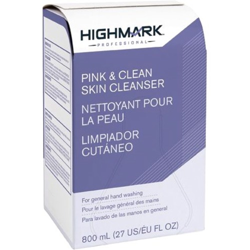 Highmark Professional, Pink & Klean Skin Cleanser, 800 mL, Case Of 12 - 27.1 fl oz (800 mL) - Body, Skin - 1 Carton