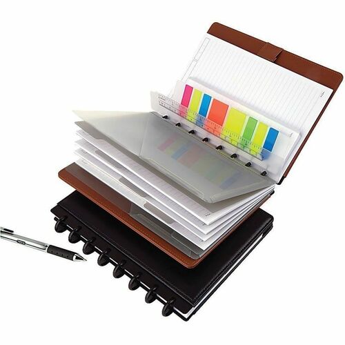 TUL® Discbound Tab Dividers, Junior Size, Gray, Pack of 5 - 5 Blank Tab(s) - 8.50" Width x 5.50" Length - Gray Tab(s) - 5 / Pack