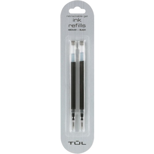 TUL Pen Refill - Medium Point - Black Ink - 2 / Pack