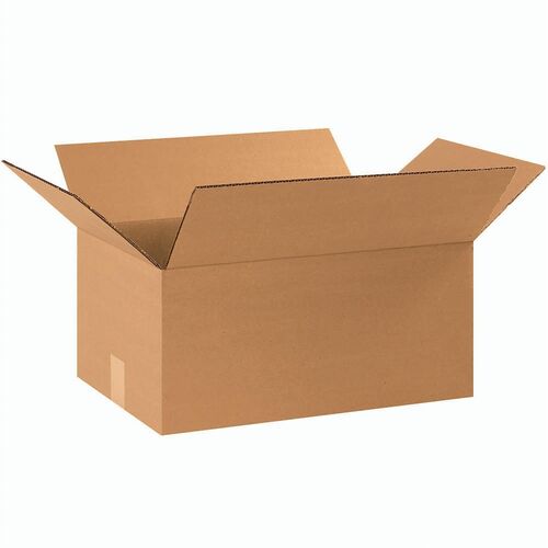 Office Depot® Brand Corrugated Box, 10" x 8" x 6" , Kraft - External Dimensions: 10" Length x 8" Width x 6" Height - Flap Closure - Standard Duty - Paper - Kraft - For Storage - 1 / Each