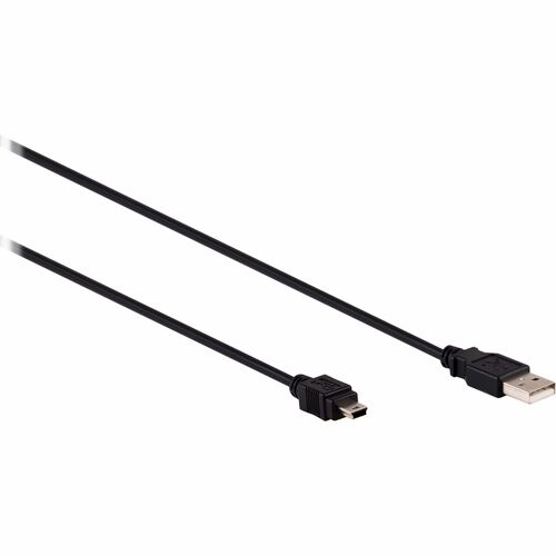 Ativa® Mini USB 2.0 Device Cable, 6', Black, 26861 - 6 ft Mini USB/USB Data Transfer Cable for Printer - First End: 1 x Mini USB 2.0 - Male - Second End: 1 x USB 2.0 Type A - Male - Black - 1