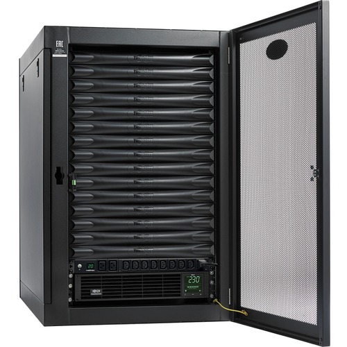 Tripp Lite by Eaton EdgeReady™ Micro Data Center - 15U, Heavy-Duty, Wall-Mount, 3 kVA UPS, Network Management and PDU, 230V Kit