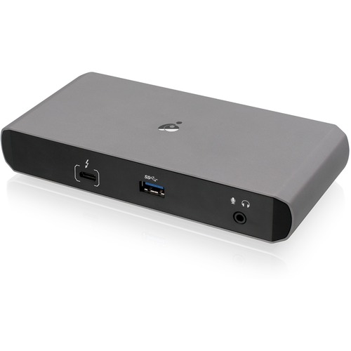 IOGEAR Quantum Dual Mode Thunderbolt 3 Dock Pro - 60 W - Thunderbolt 3 - 2 Displays Supported - 4K @ 60Hz, 4K @30Hz, Full HD - 4096 x 2160, 1920 x 1080 - 5 x USB Ports - 3 x USB Type-A Ports - USB Type-A - USB Type-C - Network (RJ-45) - DisplayPort - Audi