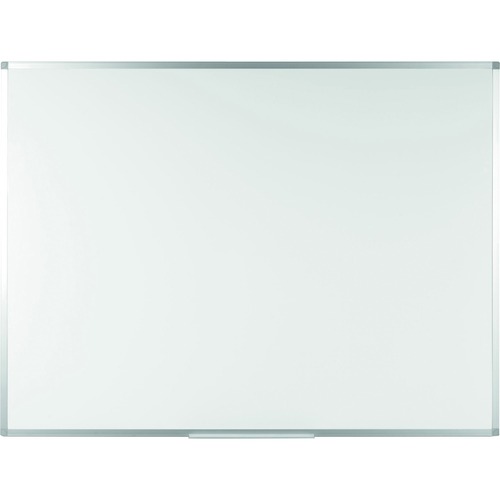 Bi-silque Ayda Melamine Dry Erase Board - 48" (4 ft) Width x 36" (3 ft) Height - Melamine Surface - Rectangle - Horizontal/Vertical - 1 Each