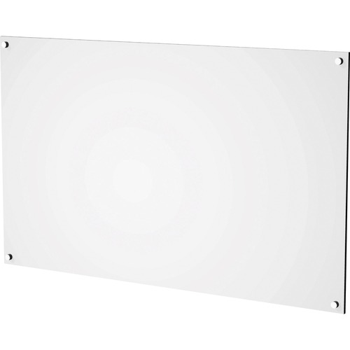 Lorell White Acrylic Dry-erase Board - 16" (1.3 ft) Width x 0.2" (0 ft) Height - White Acrylic Surface - Rectangle - Horizontal/Vertical - Assembly Re