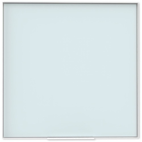 U Brands Frosted Glass Dry Erase Board - 35" (2.9 ft) Width x 35" (2.9 ft) Height - Frosted White Tempered Glass Surface - White Aluminum Frame - Square - Horizontal/Vertical - 1 Each