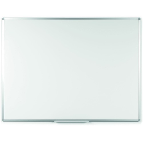 Bi-silque Ayda Steel Dry Erase Board - 24" (2 ft) Width x 18" (1.5 ft) Height - White Steel Surface - Aluminum Frame - Rectangle - Horizontal/Vertical - Magnetic - 1 Each