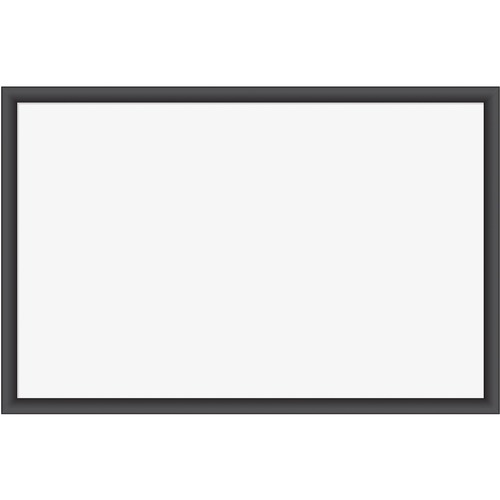 U Brands Magnetic Dry Erase Board, 23 x 35 Inches, Black Wood Frame (311U00-01) - 23" (1.9 ft) Width x 35" (2.9 ft) Height - White Painted Steel Surface - Black Wood Frame - Rectangle - Horizontal/Vertical - 1 Each