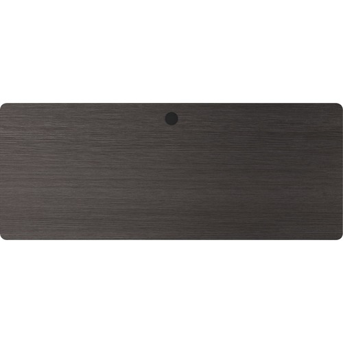 Lorell Fortress Educator Desk Laminate Worksurface - 60" x 24" x 1.2" - T-mold Edge - Material: Laminate Work Surface - Finish: Charcoal Gray