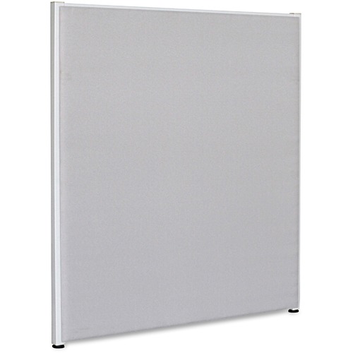 Lorell Panel System Partition Fabric Panel - 30" Width x 48" Height - Fabric, Steel - Gray - 1 Each