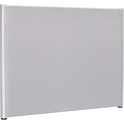 Lorell Panel System Partition Fabric Panel - 72" Width x 48" Height - Fabric, Steel - Gray - 1 Each