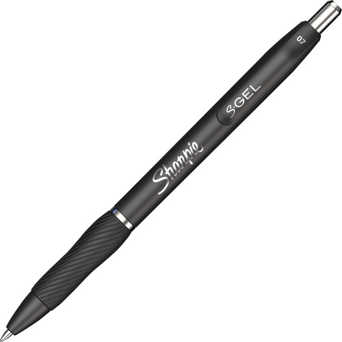 Sharpie S-Gel Pens - 0.7 mm Pen Point Size - Retractable - Black Gel-based Ink - 36 / Box