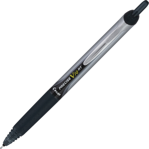 PRECISE V10 RT Retractable Pen - Retractable - Black - 1 Dozen