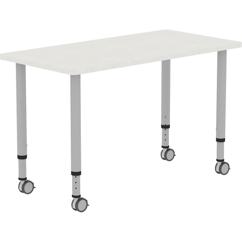 Picture of Lorell Height-adjustable 48" Rectangular Table
