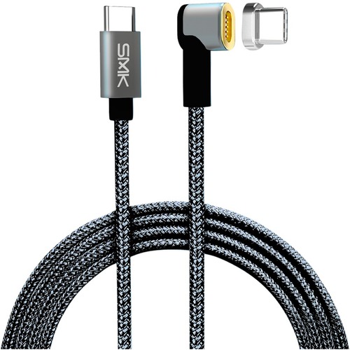 SMK-Link USB-C MagTech Charging Cable - For USB Type C Device - 5 V DC - Space Gray - 6.50 ft Cord Length