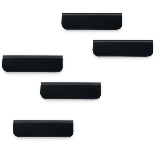 DURABLE DURAFIX Clip - 2.4" Width - for Notes, Door, Reminder, Glass, Refrigerator, Cabinet, Appointment, Reminder - Residue-free, Easy to Use - 5Pack - Black
