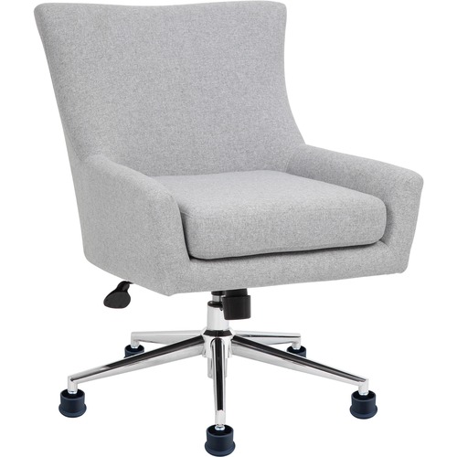 Boss Carson Executive Accent Chair - Gray - 1 Each