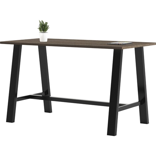 KFI Midtown 36x72x41 Laminate Top Table - 72" x 36"41" - Finish: Teak - High Pressure Laminate (HPL) Table Top