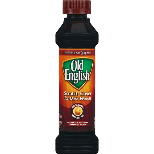 Old English Scratch Cover Polish - Liquid - 8 fl oz (0.3 quart) - 1 Each - Dark Brown