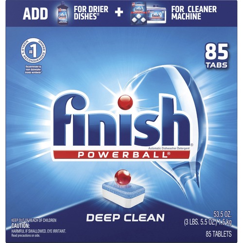 Finish Deep Clean Dishwasher Pod - 85 / Box - Red, White, Blue