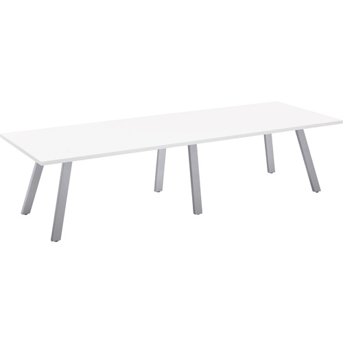 Special-T 42x120 AIM XL Conference Table - Laminated - 10 ft Table Top Width x 42" Table Top Depth - 29" Height - Assembly Required - Designer White - 1 Each