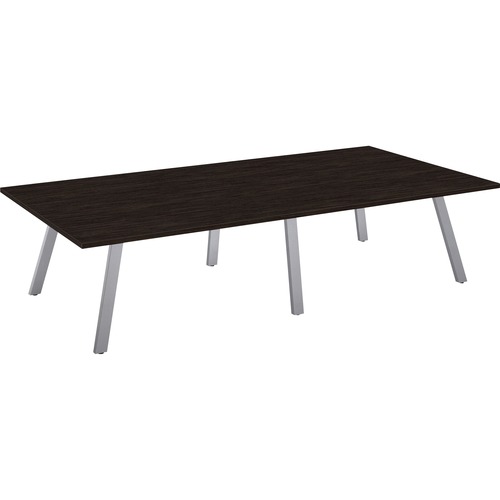 Special-T 60x108 AIM XL Conference Table - Laminated - 108" Table Top Width x 60" Table Top Depth - 29" Height - Assembly Required - Ebony Recon - 1 Each