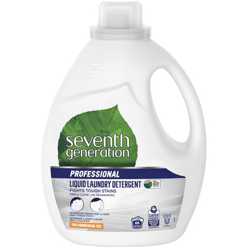 Seventh Generation Professional Laundry Detergent - Liquid - 100 fl oz (3.1 quart) - Free & Clear Scent - 1 Each