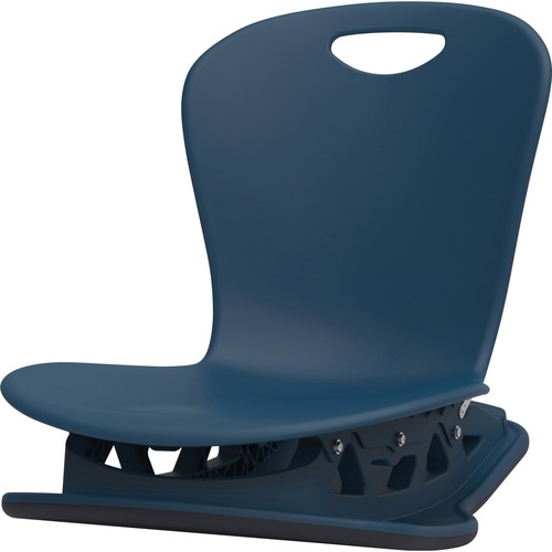 Virco Zuma Floor Rocker Chair - Navy - 1 Each