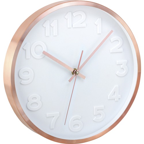 Artistic 12" Copper II Wall Clock - Metal Case