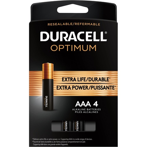 Duracell Battery - For Toy, Gaming Controller, Mouse, Keyboard, Tool, Toothbrush, Gaming Console, Fan - AAA - 1.5 V DC - 4 / Pack - AAA Batteries - DUR41333032733