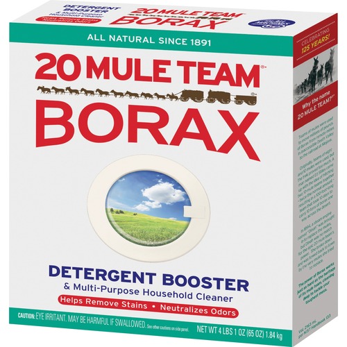 BORAX All Natural Laundry Booster - pH Balanced - Natural - 6 / Carton